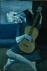 The Old Guitarist by Pablo Picasso